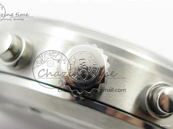 MIROTIME 0321 Pilot Chrono IW377726 ZF 1:1 Best Edition Green Dial on Brown Leather Strap A Trendsetting 7125